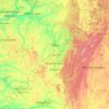 Башкортостан topographic map, elevation, terrain