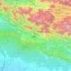 Makwanpur topographic map, elevation, terrain