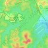 Upper Seletar Reservoir topographic map, elevation, terrain