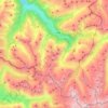 Gaschurn topographic map, elevation, terrain
