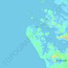 Kyaukpyu Township topographic map, elevation, terrain
