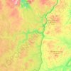 Karasjok topographic map, elevation, terrain