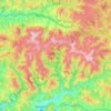 Parcul Național Munții Rodnei topographic map, elevation, terrain