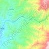 Poroto topographic map, elevation, terrain