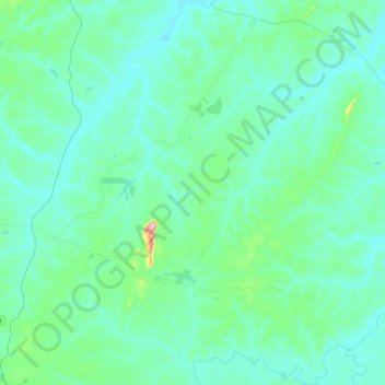 Sucupira topographic map, elevation, terrain