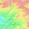 Сузакский район topographic map, elevation, terrain