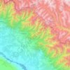 Zaqatala topographic map, elevation, terrain