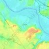 La Vallée topographic map, elevation, terrain