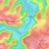 Woronora topographic map, elevation, terrain