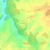Villemort topographic map, elevation, terrain