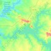 Esparragosa de Lares topographic map, elevation, terrain