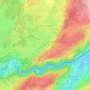 Les Combes topographic map, elevation, terrain