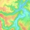 Torsiac topographic map, elevation, terrain