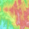 Toolangi topographic map, elevation, terrain