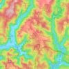 Calga topographic map, elevation, terrain