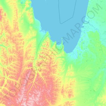 Хара-Улахский наслег topographic map, elevation, terrain