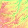 Rio Branco topographic map, elevation, terrain