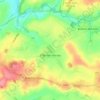 Pillerton Hersey CP topographic map, elevation, terrain