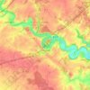 Lusignan topographic map, elevation, terrain