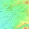 Chhota Udaipur topographic map, elevation, terrain