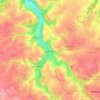 Val-de-Saâne topographic map, elevation, terrain