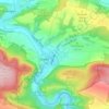 Seega topographic map, elevation, terrain