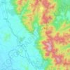 Muallim topographic map, elevation, terrain