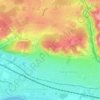 01445 topographic map, elevation, terrain