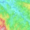 Vidaillat topographic map, elevation, terrain