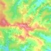 Xaintrailles topographic map, elevation, terrain