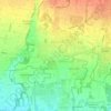 Bellusco topographic map, elevation, terrain