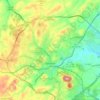 Staunton topographic map, elevation, terrain
