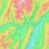 Comano Terme topographic map, elevation, terrain