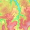 Gurgy-le-Château topographic map, elevation, terrain