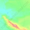 Sozak District topographic map, elevation, terrain