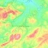 Priego de Córdoba topographic map, elevation, terrain