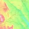 Mwala topographic map, elevation, terrain