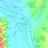 Cuprija topographic map, elevation, terrain