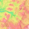 Meråker topographic map, elevation, terrain