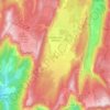 Vassieux-en-Vercors topographic map, elevation, terrain