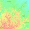 Lago da Pedra topographic map, elevation, terrain