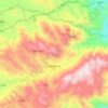 格朗和哈尼族乡 topographic map, elevation, terrain