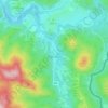 Stuposiany topographic map, elevation, terrain