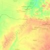 North West topographic map, elevation, terrain