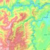 水富市 topographic map, elevation, terrain