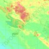 Compton topographic map, elevation, terrain