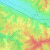 Fours topographic map, elevation, terrain