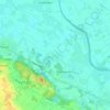 Till-Moyland topographic map, elevation, terrain