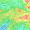 Roquefort-la-Bédoule topographic map, elevation, terrain