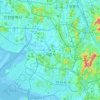 Siheung-si topographic map, elevation, terrain